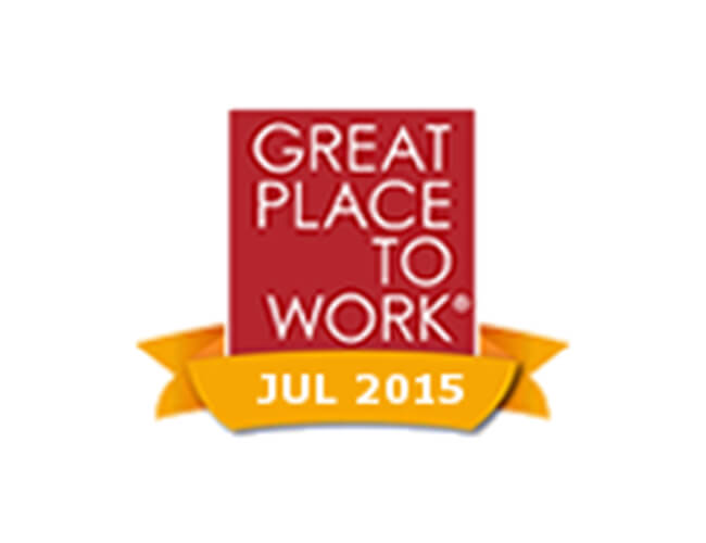 We Are A Great Place to Work ®