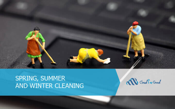 Spring, Summer and Winter Cleaning