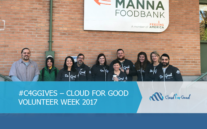 #C4GGives - Cloud for Good Volunteer Week 2017