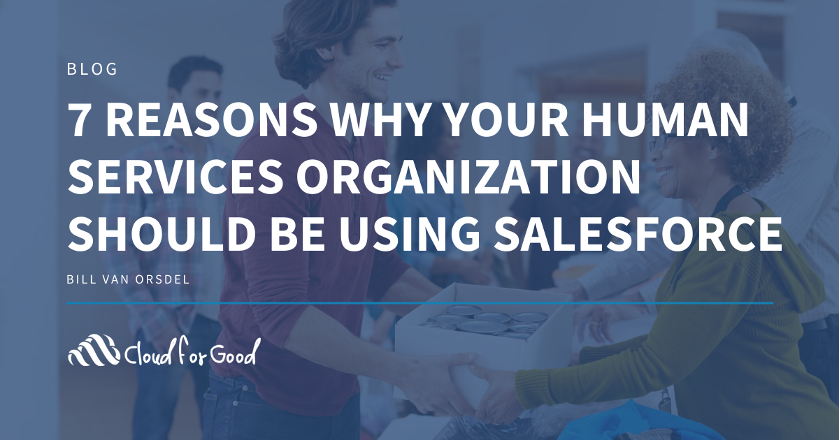 human services organization salesforce