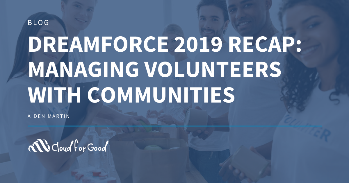 Managing Volunteers with Communities