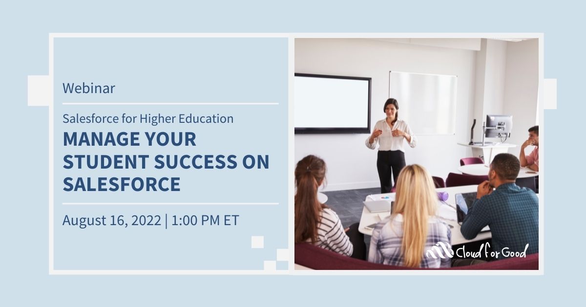 Salesforce for Higher Education - Manage Your Student Success on Salesforce