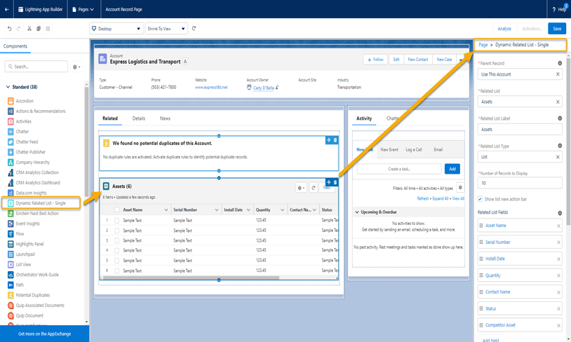 Salesforce Summer '22 Release - Dynamic Related Lists