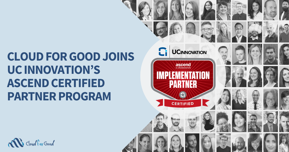 Cloud for Good joins UC Innovation's ascend Certified Partner Program