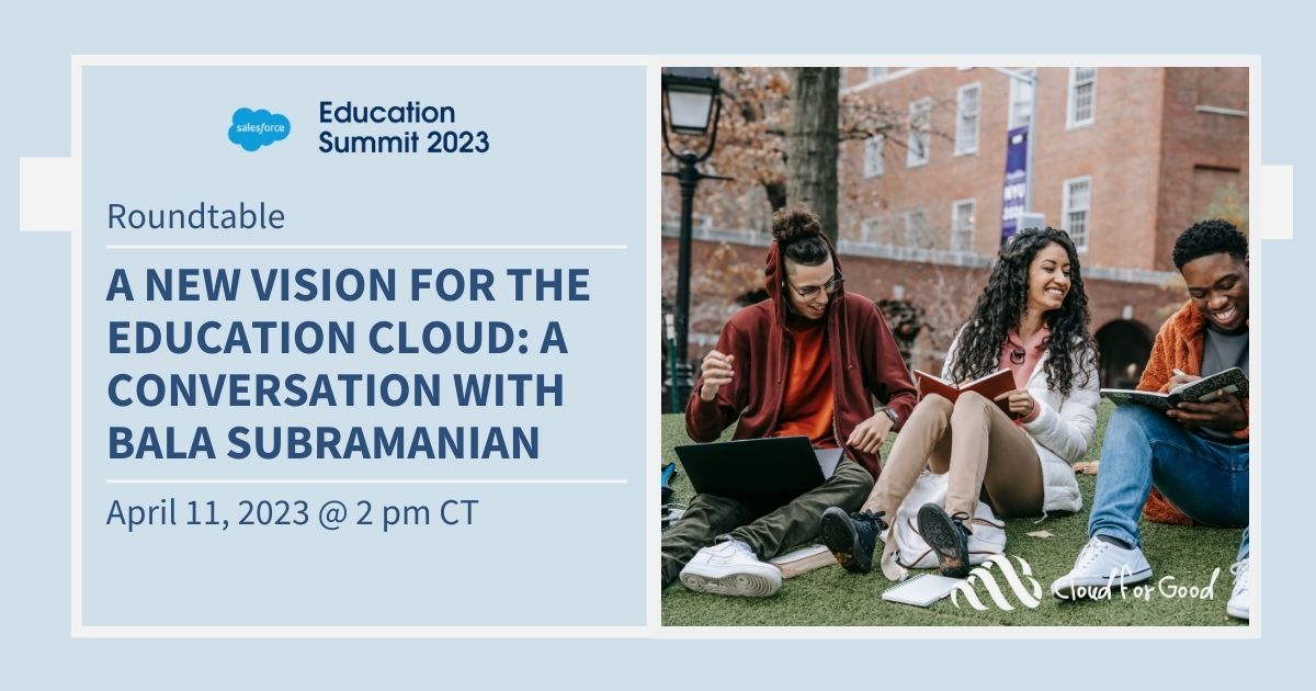 A New Vision for the Education Cloud: A Conversation with Bala Subramanian