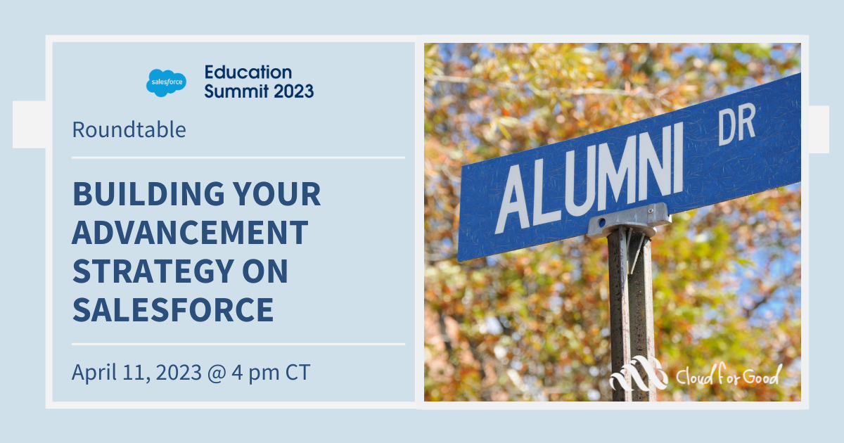 Education Summit Roundtable Building Your Advancement Strategy on