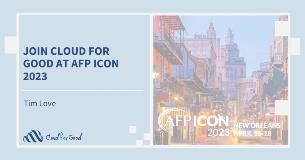Regarded as the largest gathering of fundraising professionals in the world, AFP ICON 2023 takes place April 16-18 in New Orleans, LA.
