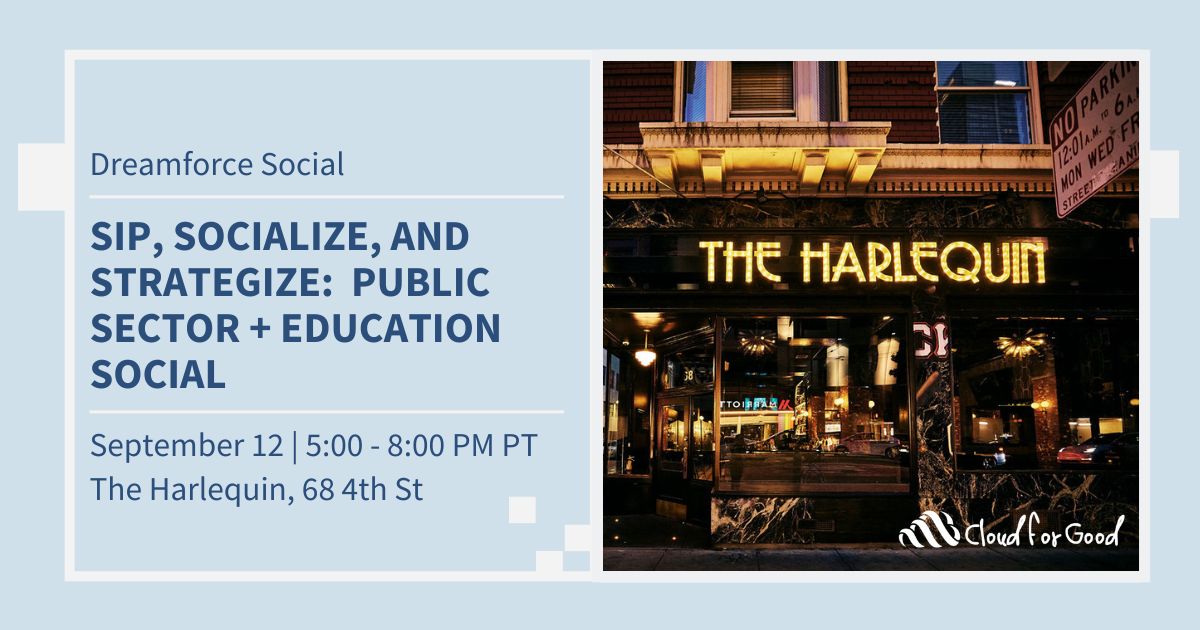 Sip, Socialize, and Strategize: Public Sector and Education Social​