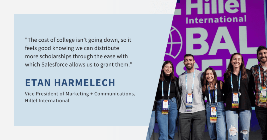 Cloud for Good 2023 Success Story Using Salesforce to Increase Engagement with Hillel International Screenshot 3
