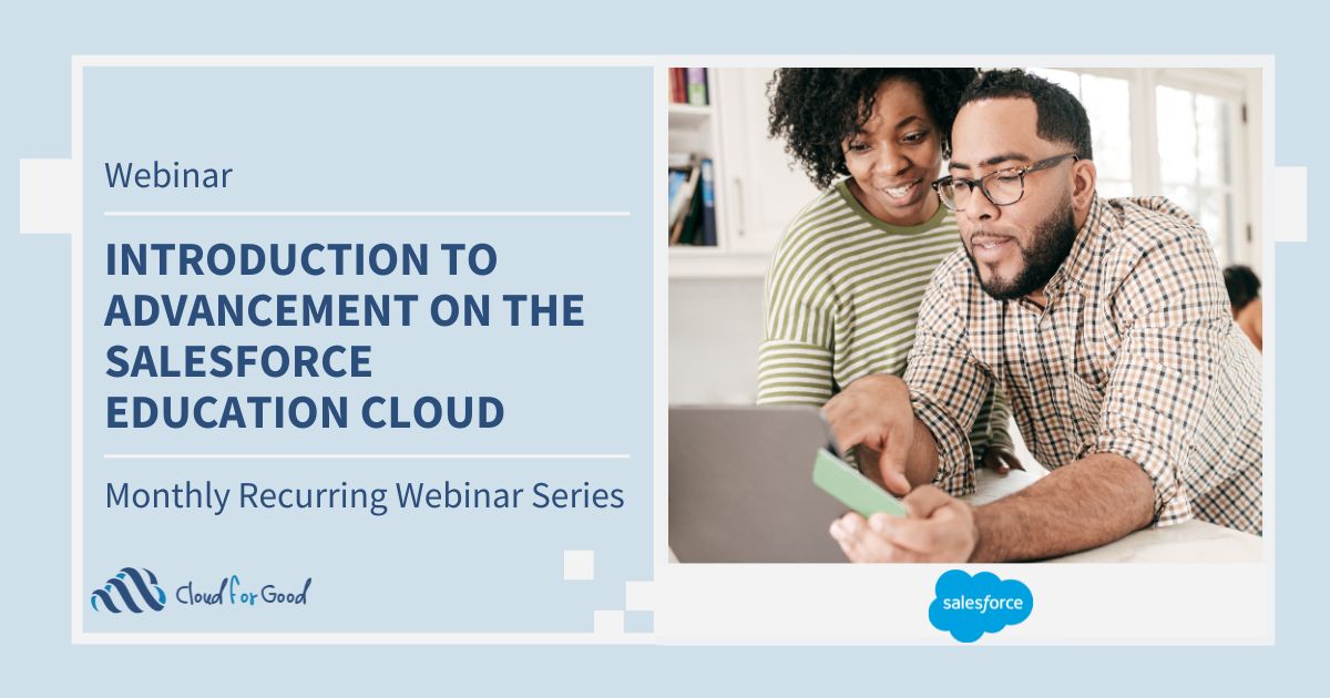 Introduction to Advancement on the Salesforce Education Cloud