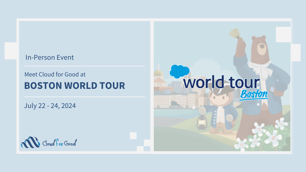 Meet Cloud for Good at the Boston World Tour