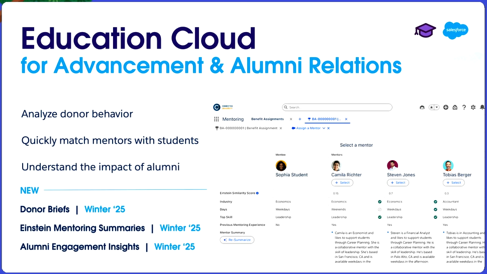 Education Cloud for Advancement and Alumni Relations