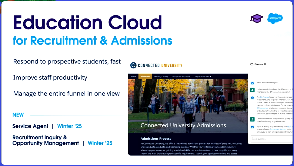 Education Cloud for Recruitment and Admissions