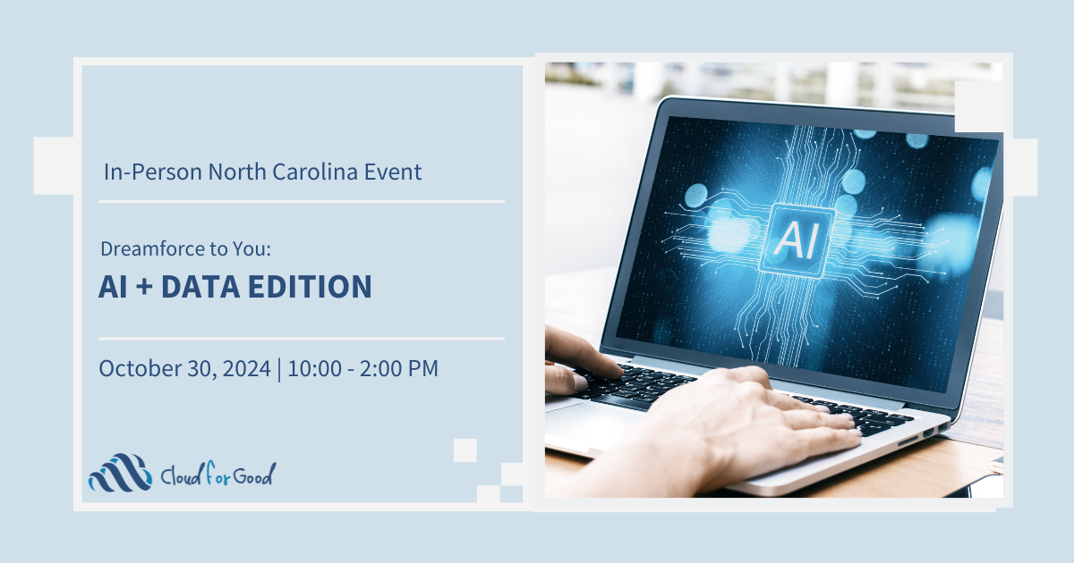 PRomo tile for AI DATA event in NC 2024