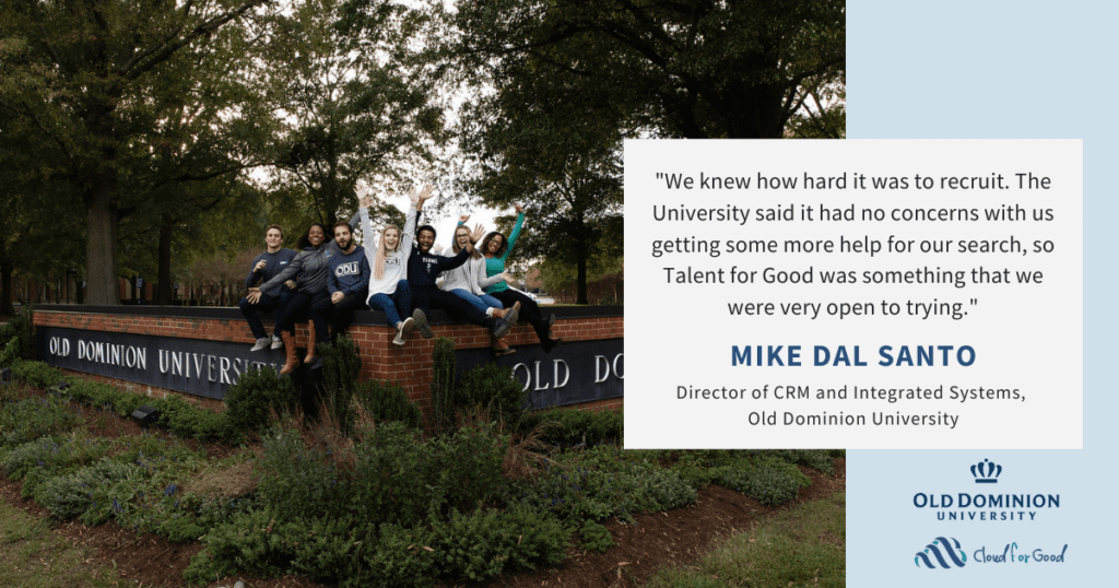 How Old Dominion University Built Its Salesforce Team with Talent for Good