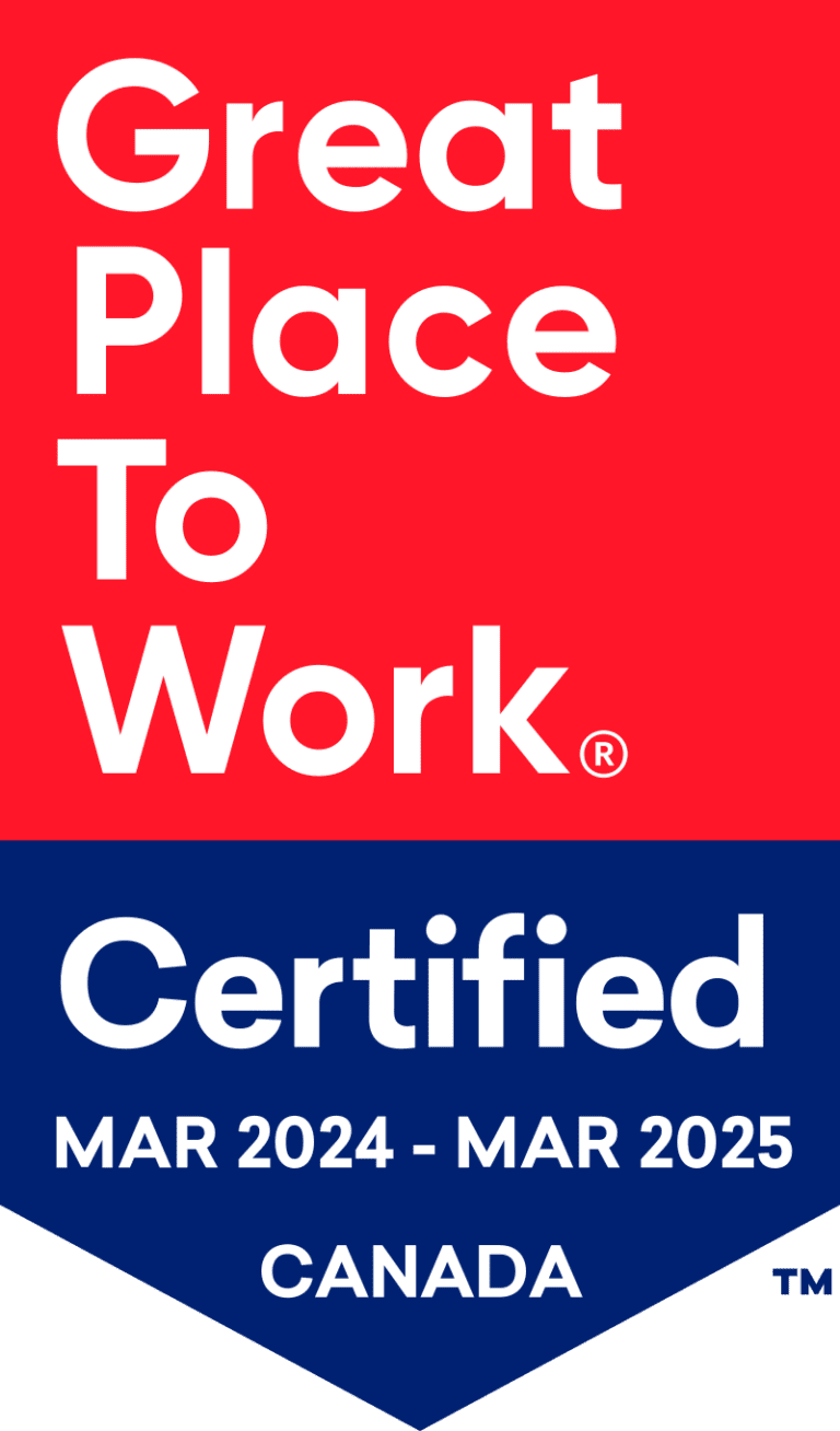 Canada GPTW 2024 Certification company badge