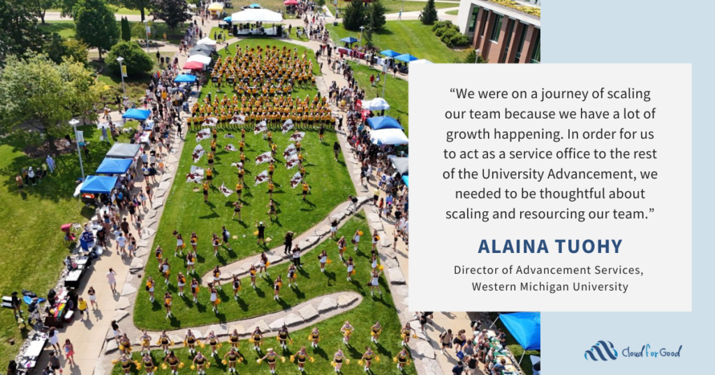 Scaling Their Team: WMU Adds Salesforce Support Through Talent for Good