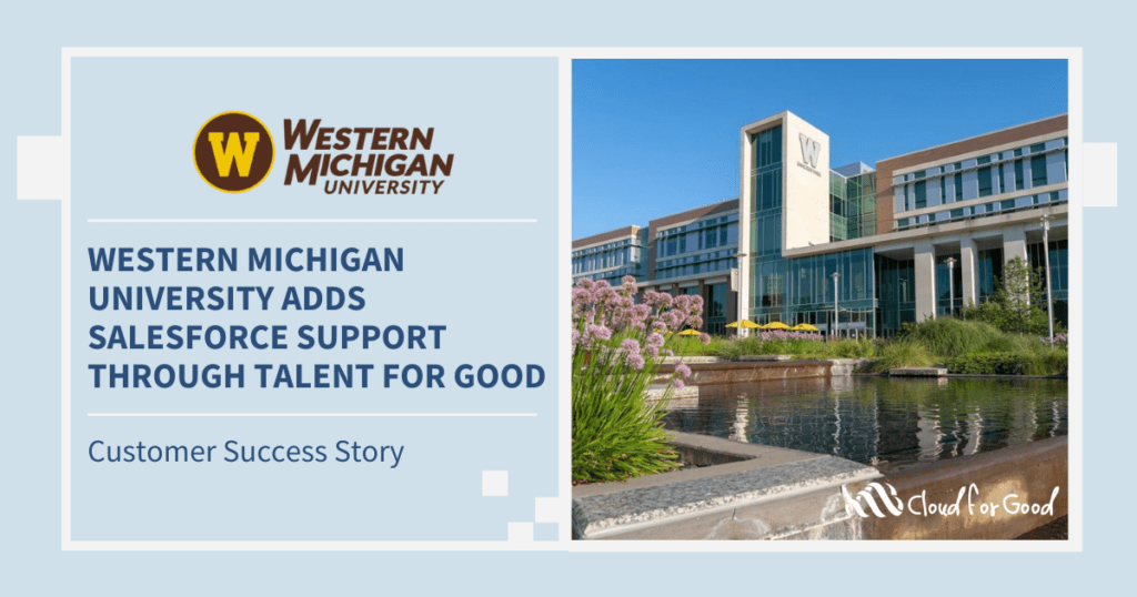 Western Michigan University Adds Salesforce Support Through Talent for Good