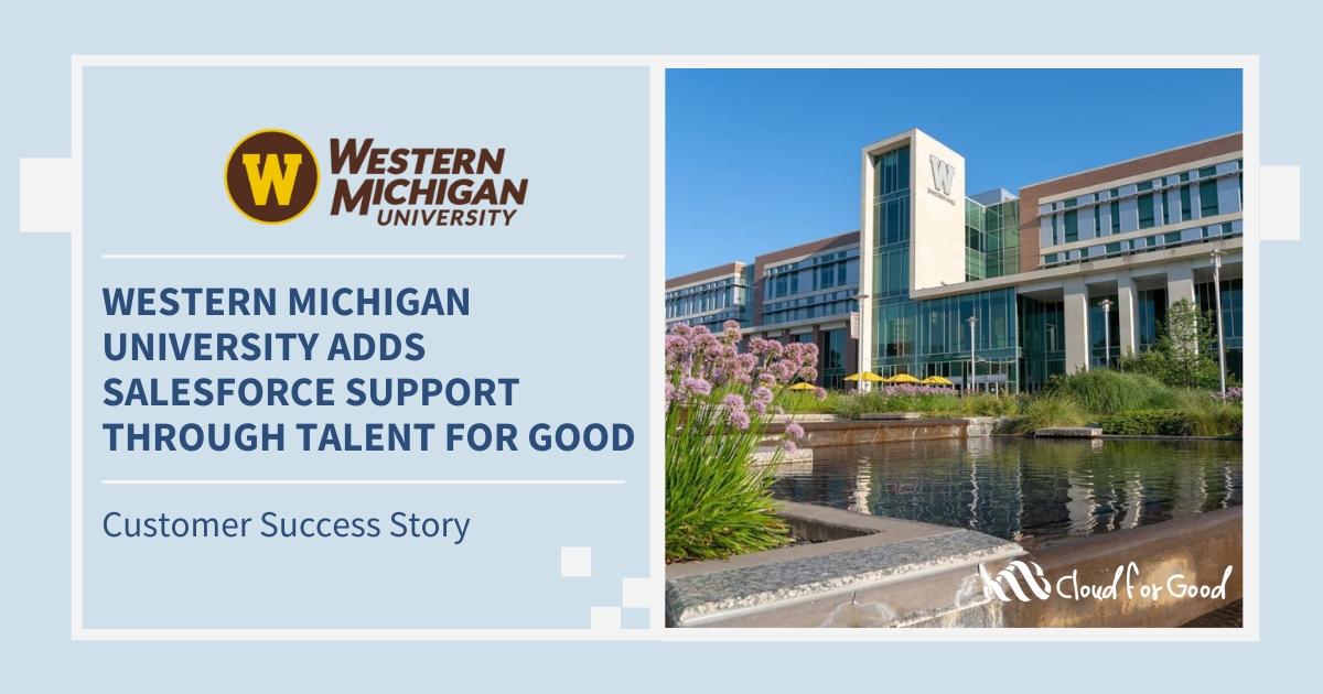 Western Michigan University Adds Salesforce Support Through Talent for Good