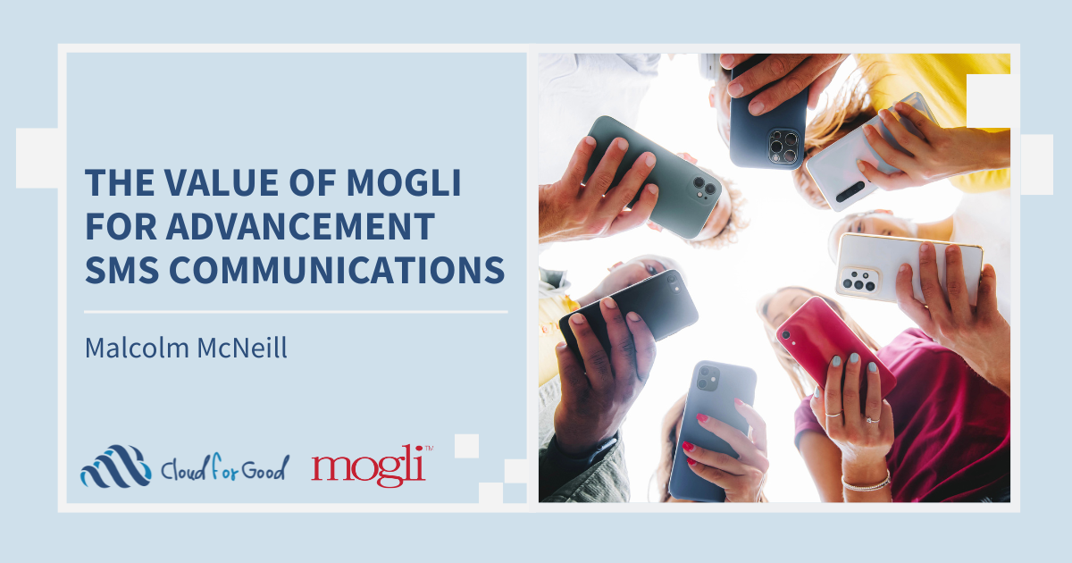 A group of mobile phone users. How SMS communications and SMS communication solutions like Mogli support higher education advancement, driving successful initiatives, fundraisers, and alumni engagement.