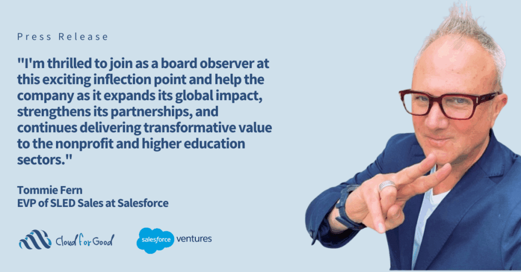 Image with a quote from Salesforce EVP of SLED Sales Tommie Fern