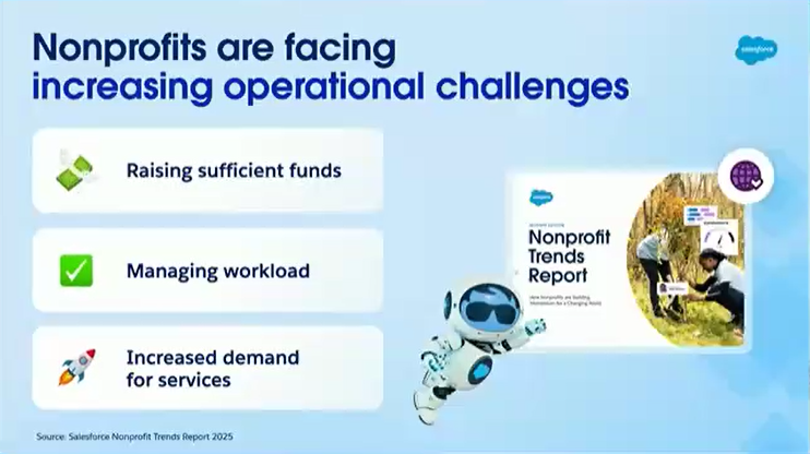 Nonprofits Are Facing Increasing Operational Challenges - Nonprofit Keynote at Dreamforce 2025