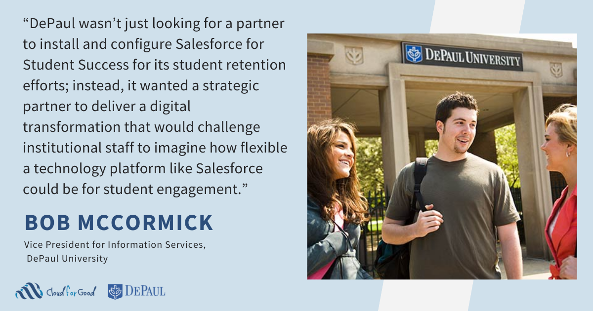 DePaul University student success and retention