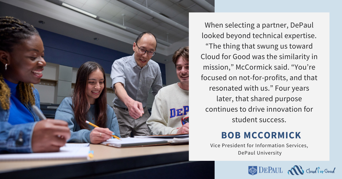 DePaul University student success and retention