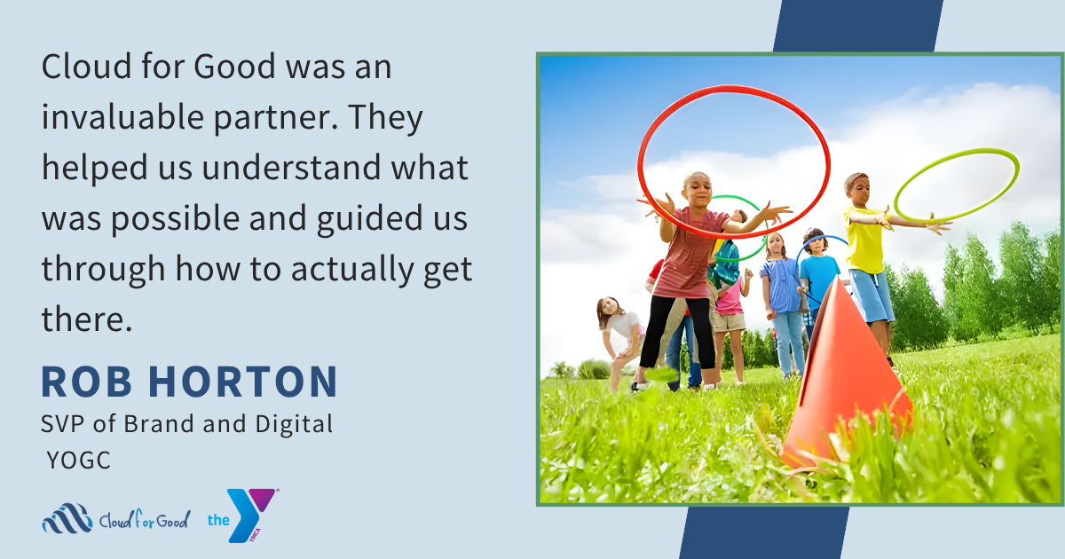 Cloud for Good and YMCA of Greater Charlotte teams collaborating on Salesforce Marketing Cloud implementation and digital transformation