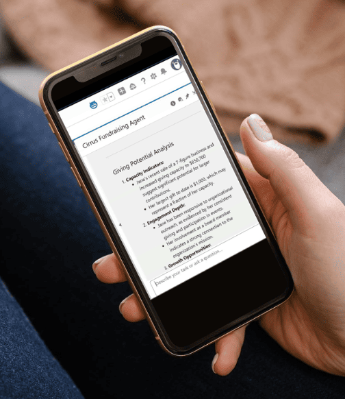Cirrus Fundraising Agent - Giving Potential