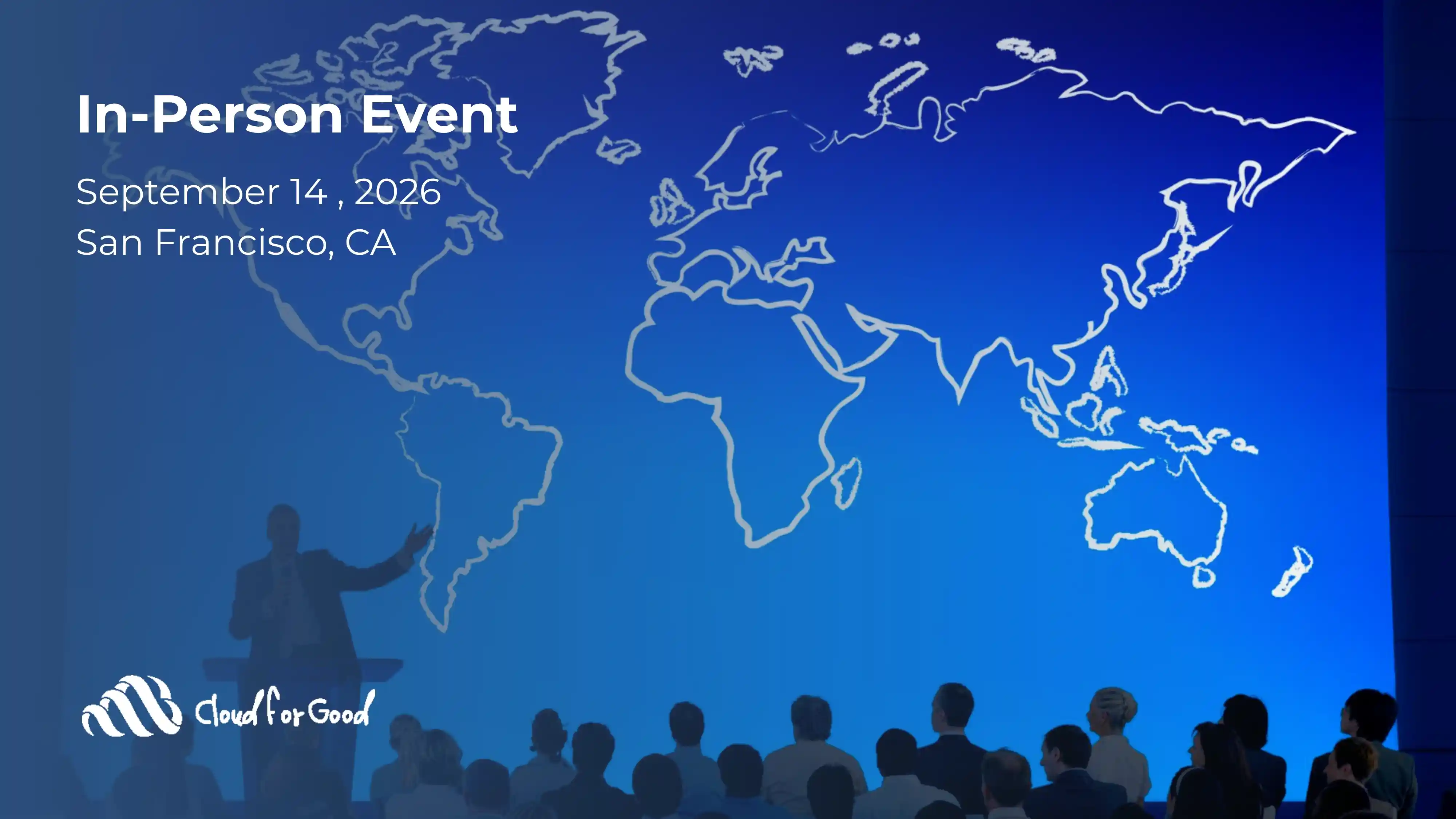 Speaker at in-person event in San Francisco, September 14 2026 - Cloud for Good