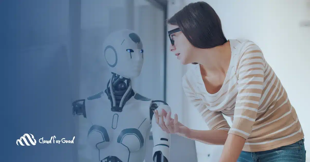 Employee using Slack as an employee AI productivity tool in the flow of work