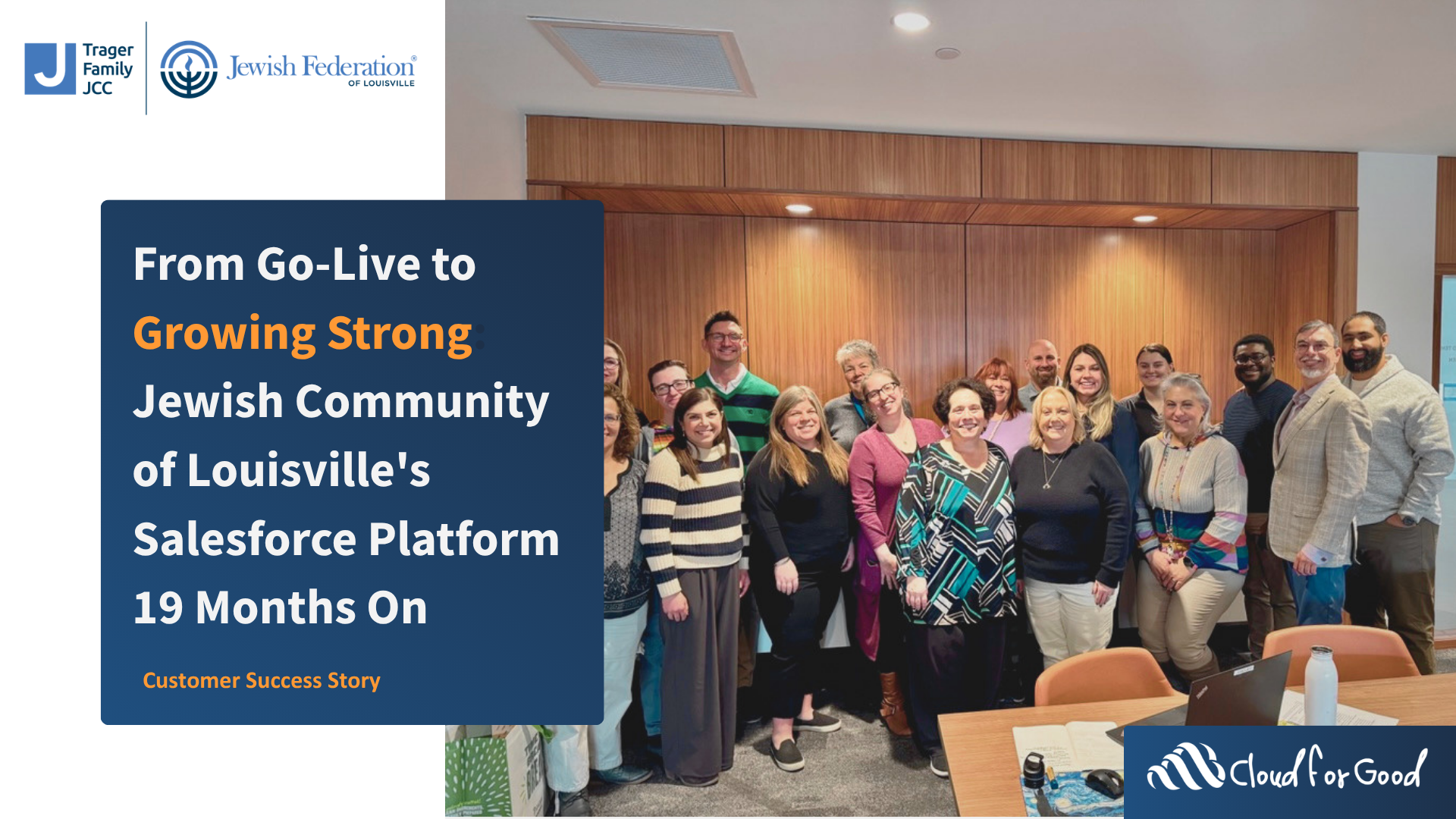 Jewish Community of Louisville staff or community members at their Louisville, Kentucky facility